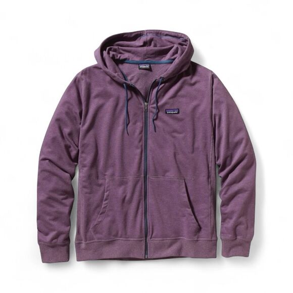 Patagonia Lightweight Full-Zip Purple Hoody Sweatshirt Men's Large - Picture 1 of 10